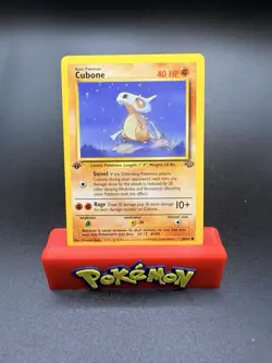 CUBONE 1ST EDITION 50/64 Jungle Pokemon Card English NM/NEAR MINT - Image 1