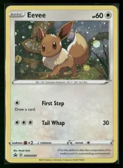 Eevee - SWSH: Sword & Shield Promo Cards SWSH095 Holo NM - Image 1