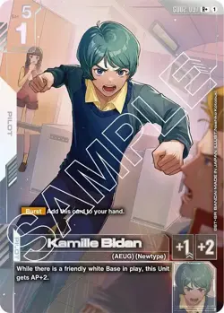Kamille Bidan - R+ | Gundam Card Game NM - Image 1