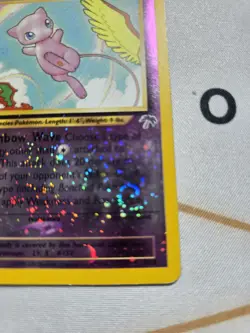 Pokemon TCG Vintage Mew 1/18 Southern Islands Reverse Holo Card With Holo Swirl - Image 3