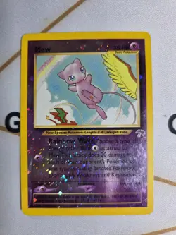 Pokemon TCG Vintage Mew 1/18 Southern Islands Reverse Holo Card With Holo Swirl - Image 5