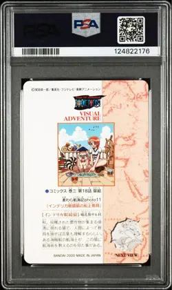 【U.S./DDP】ONE PIECE Card PSA10 One Piece Visual Adventure Nami No.11 - Image 2
