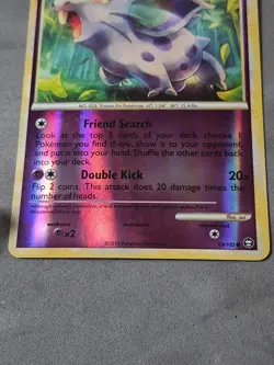 NIDORAN REVERSE HOLO POKEMON CARD 69/102 TRIUMPHANT VERY LIGHTLY PLAYED COND EX+ - Image 4