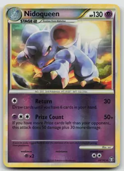 Pokemon Card Nidoqueen REVERSE HOLO Rare Triumphant 28/102 - Image 1