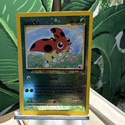 Pokemon Ledyba Southern Islands Promo Reverse Holo 40 HP Basic 07/18 Card - Image 1