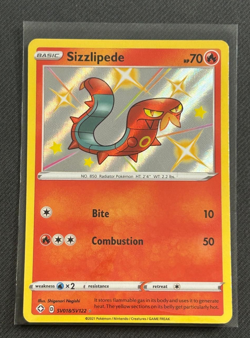 Sizzlipede - SV018/SV122 - Pokemon Shining Fates Sword Shield Shiny Rare Card NM - Image 1