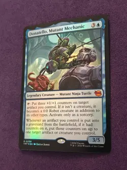 Donatello, Mutant Mechanic (Foil) 36 (M) MTG Teenage Mutant Ninja Turtles (TMT) - Image 2