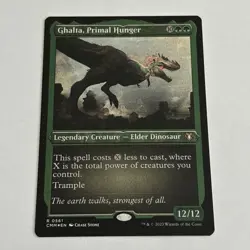 FOIL Ghalta, Primal Hunger - Foundations - NM - MTG - Magic: The Gathering - Image 1