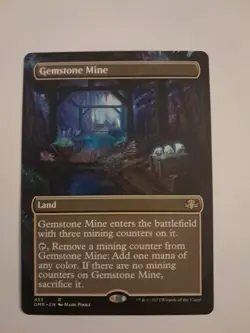 Gemstone Mine Borderless NM/M Magic the Gathering Dominaria Remastered MTG - Image 1