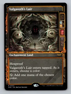 Valgavoth's Lair (Showcase) R Duskmourn: House of Horror 327 NM - Image 1