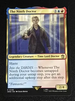 MTG Universes Beyond: Doctor Who The Ninth Doctor 0148 NM Rare - Image 1