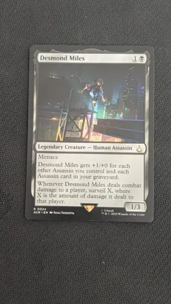 Desmond Miles ~ Assassin's Creed [ NM ] [ Magic MTG ] - Image 1