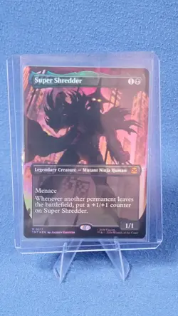 Super Shredder (Borderless) Foil #217 Teenage Mutant Ninja Turtles - Image 1