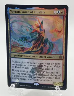 FOIL Veyran, Voice of Duality • NM • Commander 2021 • MTG. 003/081 + Bonus - Image 1