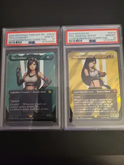 2025 MTG FF Tifa Lockhart & Tifa, Martial Artist SQUENTIAL PSA 10s - Image 1