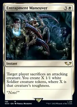 1 x Entrapment Maneuver - Universes Beyond: Warhammer 40,000 - NM-Mint - MTG - Image 1