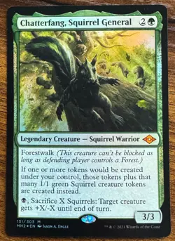 Chatterfang, Squirrel General #151 · Modern Horizons 2 · Foil - Image 1