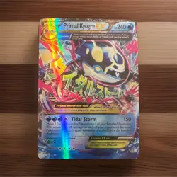 Pokemon Primal Kyogre EX 55/160 XY Primal Clash Ultra Rare Full Art Holo 240 HP - Image 1