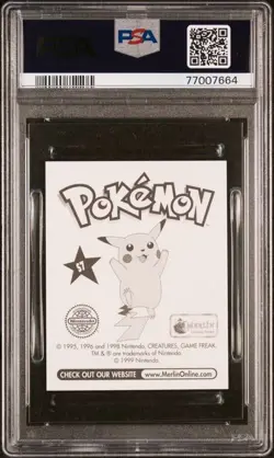 1999 Merlin Pokemon #S7 Nidoqueen Prism PSA 9 MT - Image 2