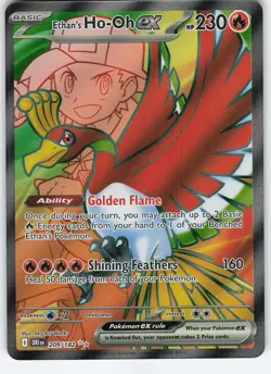 Ethan's Ho-Oh ex - 209/182 Ultra Rare Holo SV10: Destined Rivals NM Pokemon - Image 1