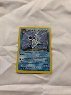 Pokemon TCG Dark Blastoise Holo Rare Card 3/82 - Image 1