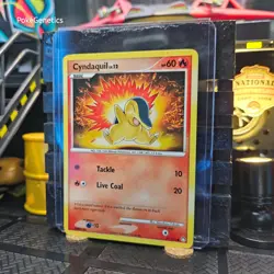 Cyndaquil Mysterious Treasures Pokemon TCG 79/123 Diamond & Pearl Common - Image 2