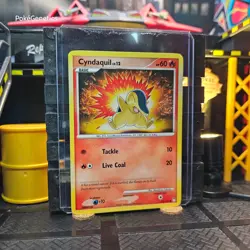 Cyndaquil Mysterious Treasures Pokemon TCG 79/123 Diamond & Pearl Common - Image 3