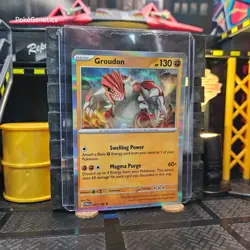 Groudon Paradox Rift Holo Pokemon TCG 093/182 Scarlet & Violet SV04 Rare - Image 3