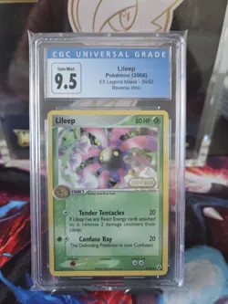 Pokemon Lileep Legend Maker Reverse Holo CGC 9.5 #56 - Image 1