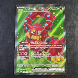 Pokemon TCG Journey Together Volcanion EX Full Art Holo Card 171/159 - Image 1