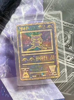 Ancient Mew Pokemon Card 2 SWIRLS [MINT] Lugia Revelation Movie Promo Booklet - Image 1