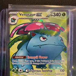 Pokemon Venusaur ex 182/165 S&V 151 Ultra Rare Full Art Holo NM/M, no scratches! - Image 2