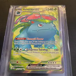 Pokemon Venusaur ex 182/165 S&V 151 Ultra Rare Full Art Holo NM/M, no scratches! - Image 4