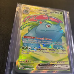 Pokemon Venusaur ex 182/165 S&V 151 Ultra Rare Full Art Holo NM/M, no scratches! - Image 5