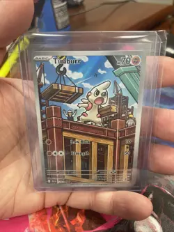 Timburr - 125/086 Illustration Rare SV: Black Bolt Pokemon TCG - NM - Image 1