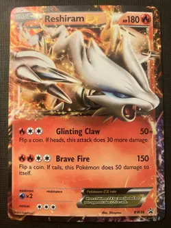 Reshiram EX BW36 Pokemon Black Star Promo LP - Image 1