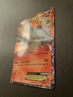 Reshiram EX BW36 Pokemon Black Star Promo LP - Image 2