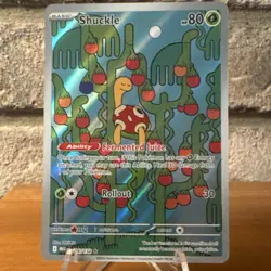 Pokemon TCG Shuckle Illustration Rare Full Art Holo Me01: Mega Evolution 136/132 - Image 1
