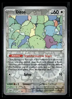 2023 Scarlet & Violet Series - Scarlet & Violet - 151 (Reverse Holo) Ditto Rare - Image 1