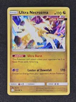 Ultra Necrozma Holo 164/236 Sun Moon Cosmic Eclipse Pokemon Card NM - Image 1