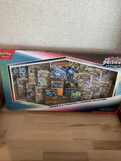 Pokemon Lucario Ex & Tyranitar Ex Premium Collection Prismatic Ev. IN HAND - Image 1