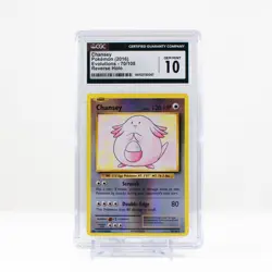 Pokemon Chansey Reverse Holo 70/108 XY Evolutions - CGC 10 Gem Mint - Image 2