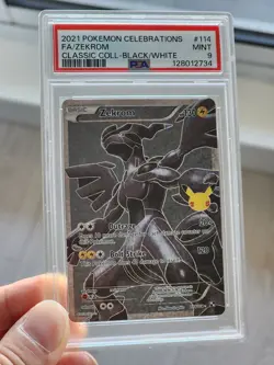 PSA 9 Grading Card Pokemon PTCG - Zekrom Celebrations Classic Collection BW #114 - Image 3