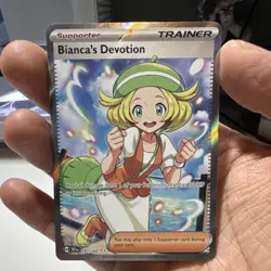 Pokemon Bianca's Devotion Full Art Holo Ultra Rare 197/162 SV05 Temporal Forces - Image 1