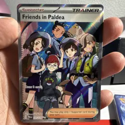 Pokemon Friends in Paldea Full Art Holo Ultra Rare Trainer 137/131 Prismatic Ev… - Image 1