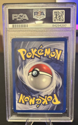 Pokemon Gym Heroes Sabrina's Gengar #14 Holo PSA 6 (HOLO BLEED And Foot Swirl) - Image 4
