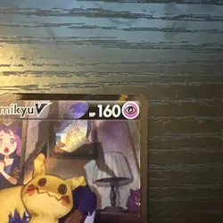 Mimikyu v TG16/TG30 Sword & Shield Brilliant Stars Holo Secret Rare Pokemon TCG - Image 5