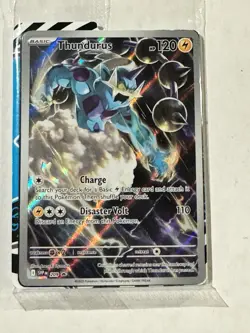 Pokemon Black Bolt TCG Thundurus SV209 Black Star ETB Promo, Sealed Promo - Image 3
