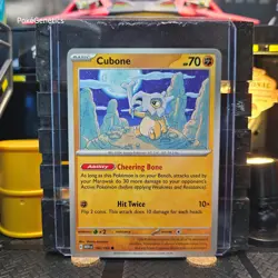 Cubone 151 Pokemon TCG 104/165 Scarlet & Violet Common - Image 1