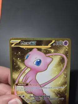 Mew ex 205/165 Sv: Scarlet & Violet 151 Holo Pokemon Gold TCG - Image 4